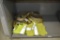 LOT: SLING & RATCHETING STRAPS, NYLON & (2) SAFETY VESTS