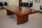 CONFERENCE TABLE, WOODGRAIN LAMINATE, 4' X 10' X 30