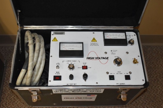 HIGH VOLTAGE VLF HIPOT INSTRUMENTS AC TEST SET, PFT SERIES