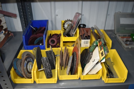 LOT: ASSORTED ABRASIVES, 2" UP TO 4-1/2"