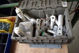 GREY BIN W/CONTENTS: LUGS-ALUMINUM, DIE 302, GREEN