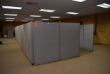 PARTITION CURRENTLY USED AS 10 OFFICES W/EXTRA PARTITION,