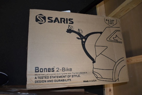SARIS BONES TWO BIKE TRUNK RACK, MODEL 805BL, IN BOX