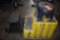 BLACK STEP STOOL 250 LB. CAPACITY, YELLOW TWO STEP STEP STOOL