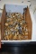 BIN OF ASSORTED SOCKETS AND (1) RATCHET