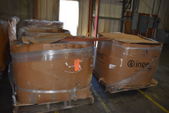 (4) GAYLORDS OF PET REPRO PELLETIZED PLASTIC,