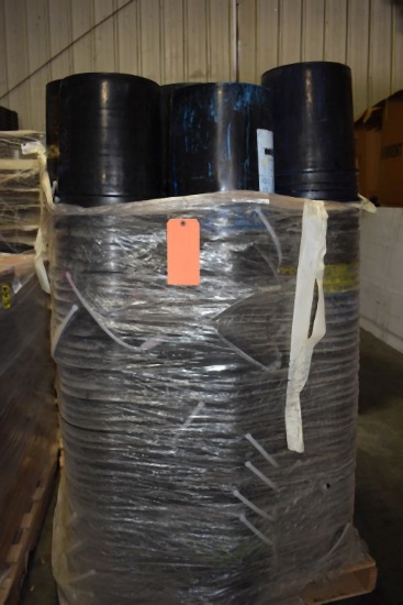 SKID WITH APPROX. 150 USED EMPTY PLASTIC FIVE GALLON