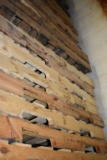 COLUMN OF WOODEN PALLETS, 45