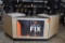 THREE PIECE SERVICE COUNTER/FRONT DESK, NO CONTENTS,