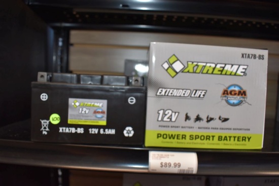 XTREME 12V AGM POWER SPORT BATTERY, PART