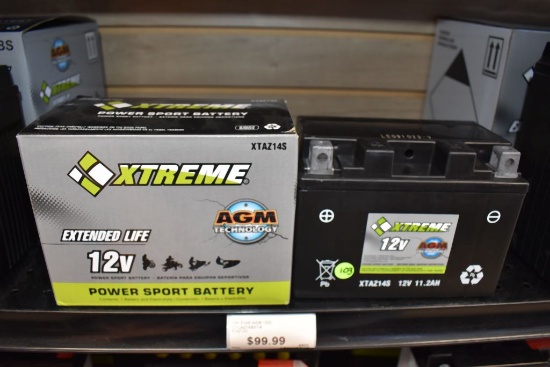XTREME 12V AGM POWER SPORT BATTERY, PART