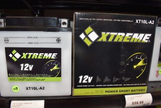 XTREME 12V POWER SPORT BATTERY, MODEL XT10L-A2