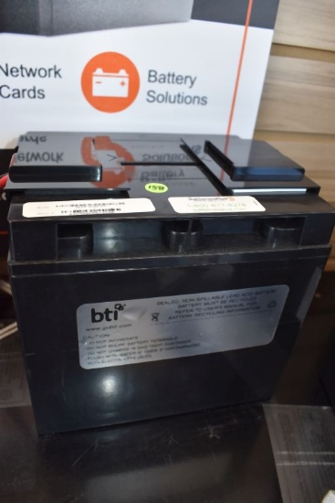 BTI SEALED, NON-SPILLABLE LEAD ACID BATTERY, MODEL