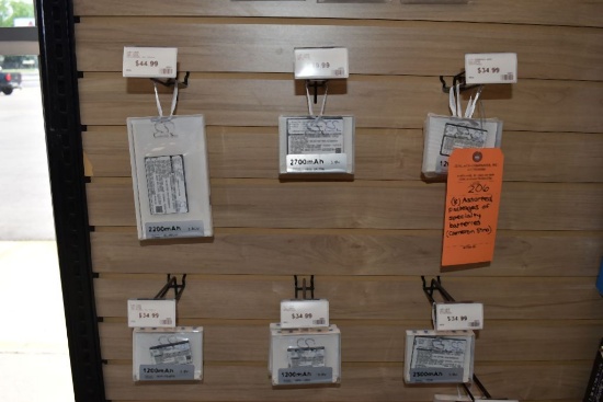 (8) ASSORTED PACKAGES OF SPECIALTY BATTERIES,