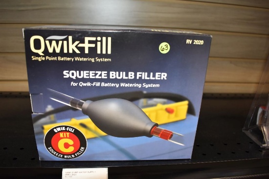 QWIK-FILL SINGLE POINT BATTERY WATERING SYSTEM,