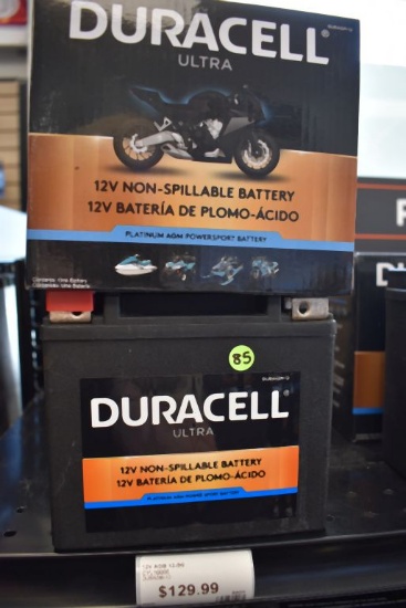 DURACELL ULTRA NON-SPILLABLE BATTERY, 12V, PART