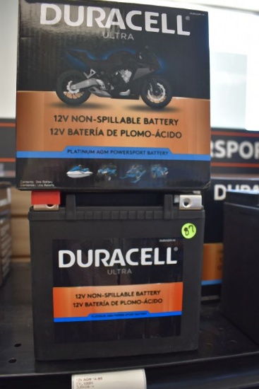 DURACELL ULTRA NON-SPILLABLE BATTERY, 12V, PART