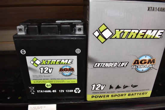 XTREME 12V AGM POWER SPORT BATTERY, PART