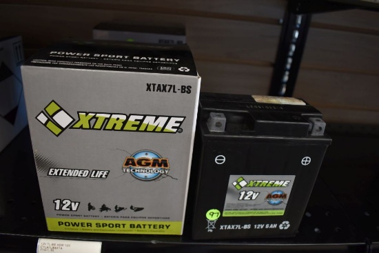 XTREME 12V AGM POWER SPORT BATTERY, PART