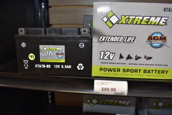 XTREME 12V AGM POWER SPORT BATTERY, PART