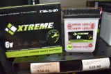XTREME 6V POWER SPORT BATTERY, MODEL XT6N4-2A-UNV