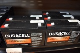 (5) DURACELL SEALED BATTERIES, 6V, PART #DURA6-12F