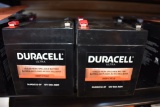 (4) DURACELL SEALED BATTERIES, DURA12-5F