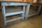 (2) WOODEN WORKBENCHES, 56