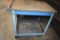 STEEL TWO TIER ROLLING WORK TABLE, 28