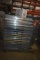 SKID OF UNASSEMBLED METAL SHELVING; (80+)
