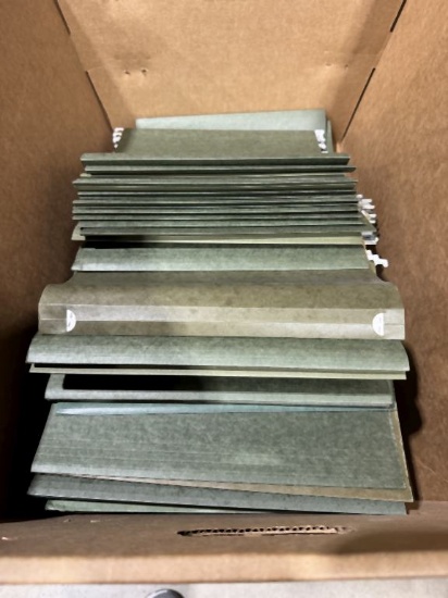 BOX OF HANGING FILE FOLDERS