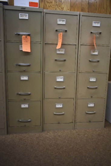 STANDARD SIZE VERTICAL FOUR DRAWER METAL