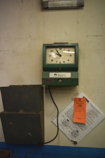 ACROPRINT TIME CLOCK WITH KEY AND INSTRUCTIONS