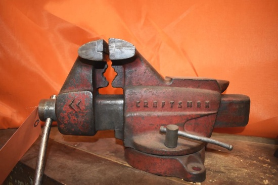 5" CRAFTSMAN SWIVEL BENCH VISE