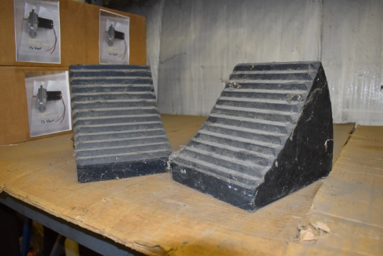 (1) Set of 6" Wheel Chocks