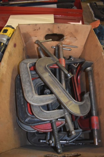 BOX OF ASSORTED "C" CLAMPS