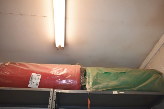 (2) BOLTS OF 36" WIDE FELT - (1) RED AND (1) GREEN