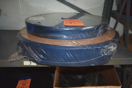 (2) FULL ROLLS OF BLUE NYLON WEBBING - (1) 1 15/16"