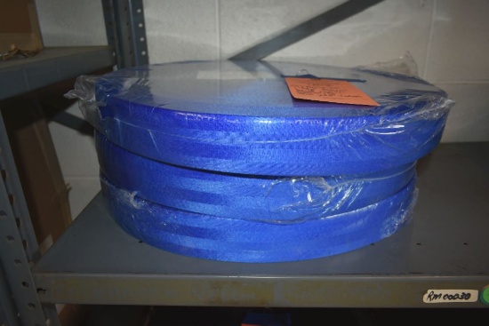 (3) ROLLS OF 1 15/16" ROYAL BLUE NYLON WEBBING
