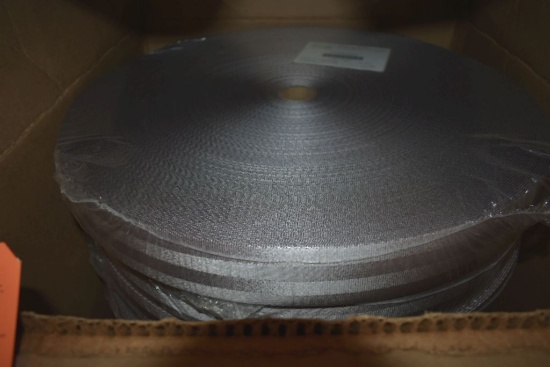 FULL CASE WITH (6) ROLLS OF 1 15/16" SILVER/GRAY