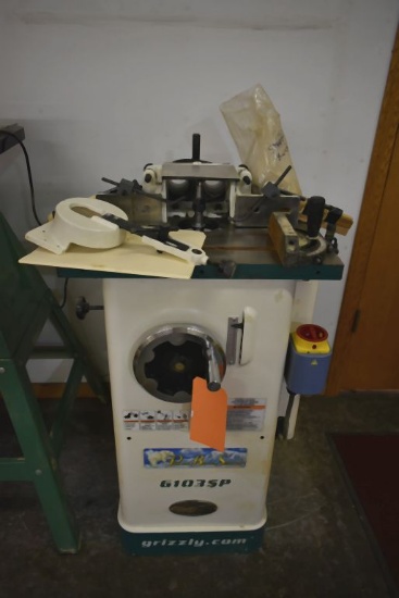 2012 GRIZZLY SHAPER, MODEL G1035P, S/N: 1022022,