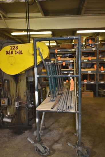 SCAFFOLDING UNIT ON HEAVY DUTY 8" CASTERS, CURRENTLY