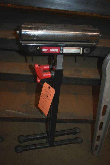 (2) HAULMASTER ADJUSTABLE ROLLER STANDS, 12" WIDE
