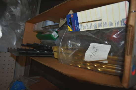 BOX OF ASSORTE DRILL BITS