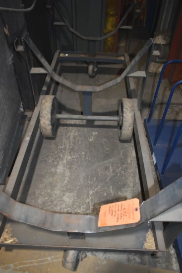 HEAVY DUTY STOCK CRADLE, 6'L x 31"W, 12" CENTER WHEELS