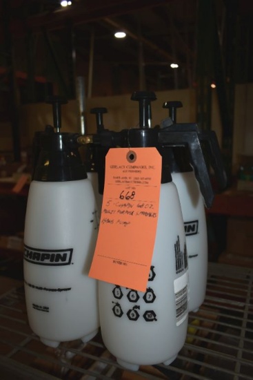 (5) CHAPIN 68 OZ. MULTI PURPOSE SPRAYERS, HAND PUMP