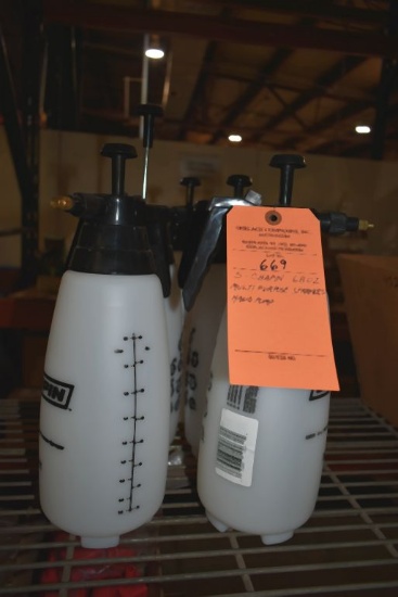 (5) CHAPIN 68 OZ. MULTI PURPOSE SPRAYERS, HAND PUMP