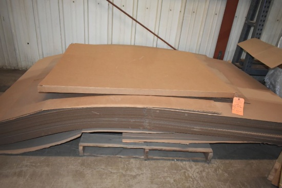 SKID OF FLAT BOXES THAT FOLD INTO 48" x 57" x 2",