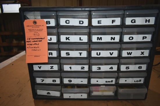 AKRO-MILS 28 COMPARTMENT PARTS ORGANIZER WITH