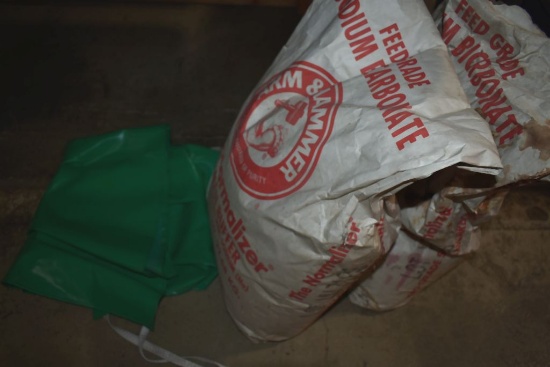 (2) BAGS - ONE FULL AND ONE PARTIAL FEED GRADE